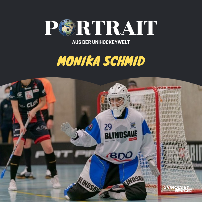 Unihockey Goalie Monika Schmid