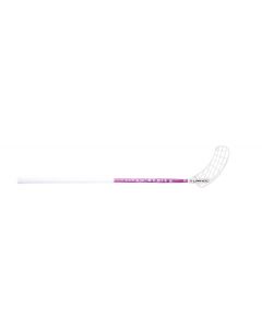 Unihoc SONIC TITAN EDGE CURVE 1.0° 29 weiss/pink TESTSTOCK - unihockeycenter.ch