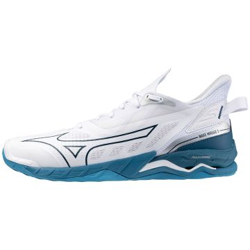 Mizuno-Wave-Mirage-5-White-Sailor-Blue-Hallenschuh