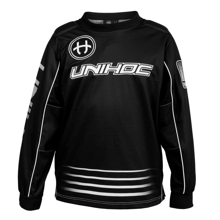 Unihoc Inferno Goaliepullover schwarz-weiss