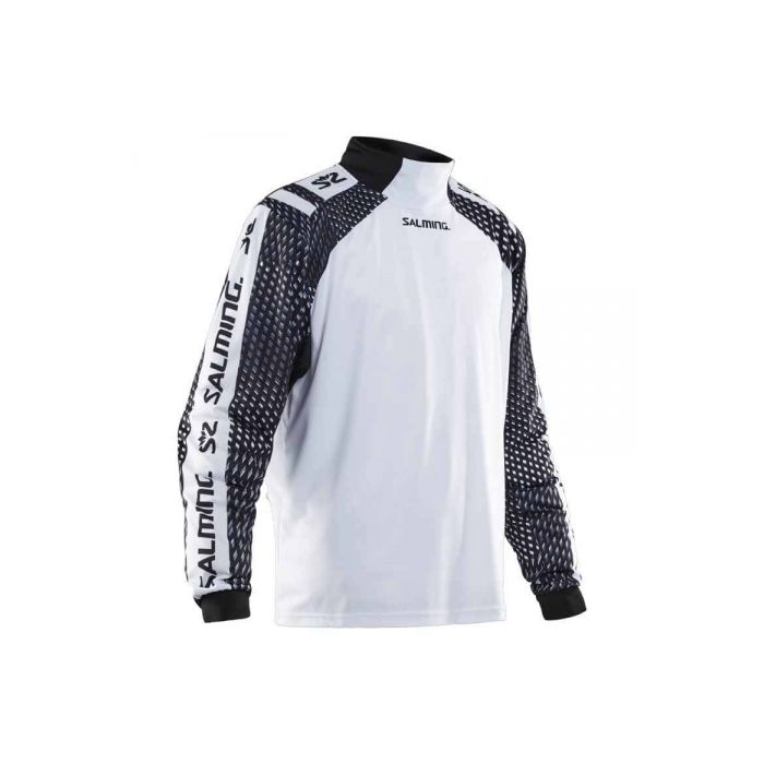 Salming Attila Goaliepullover weiss/schwarz
