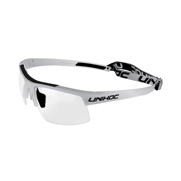 Unihoc Brille Energy senior weiss/silber