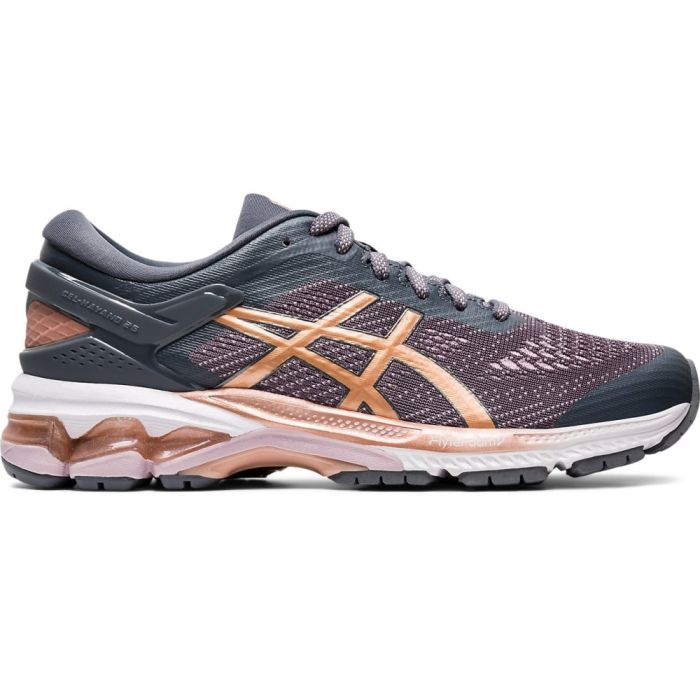 Asics Gel-Kayano 26 Damen grau/rose gold