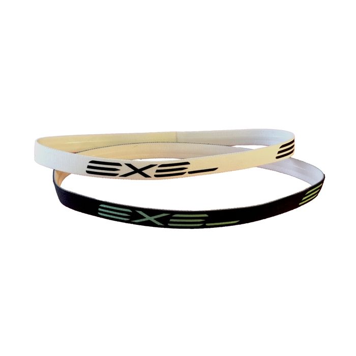 Exel Hairband 2er Pack weiss/schwarz