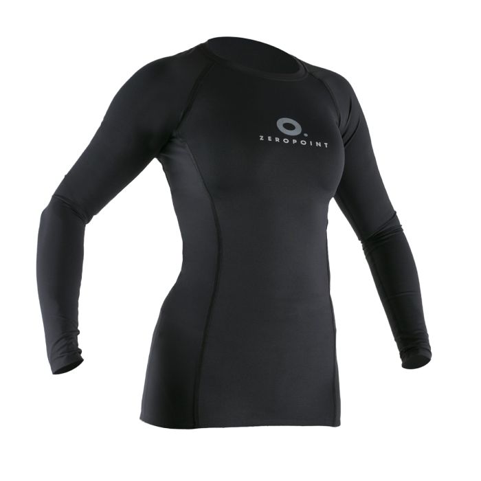 ZeroPpint Power Compression Lone Sleeve Shirt Women schwarz ZeroPpint Power Compression Lone Sleeve Shirt Women schwarz