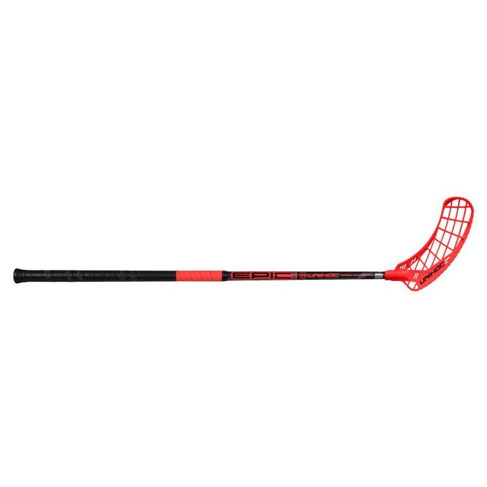Unihoc EPIC Bamboo Curve 2.0° 26 schwarz/neon rot