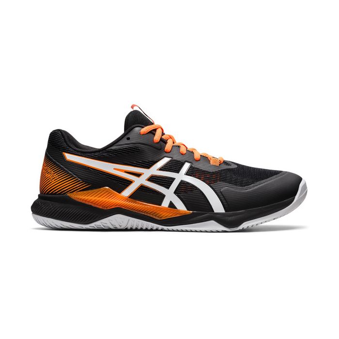 Asics GEL TACTIC Men black shocking orange Unihockeycenter.ch