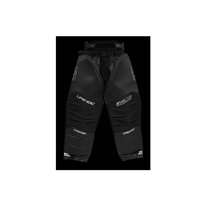 Unihoc Goalie Pants Alpha Evolab Schwarz/Silber Unihoc Goalie Pants Alpha Evolab Schwarz/Silber