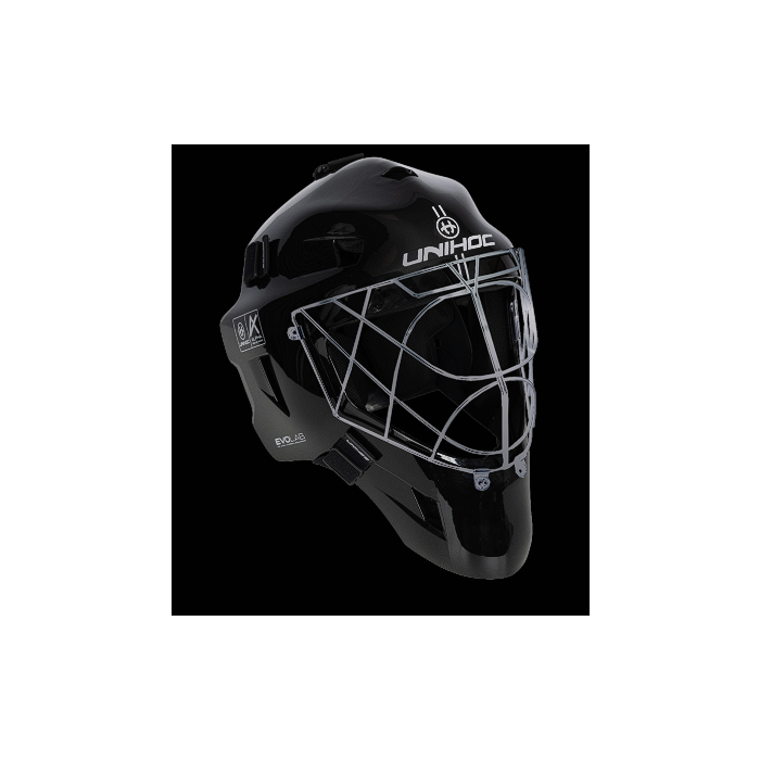 Unihoc Maske Alpha Prime Evolab Schwarz/Silber Unihoc Maske Alpha Prime Evolab Schwarz/Silber