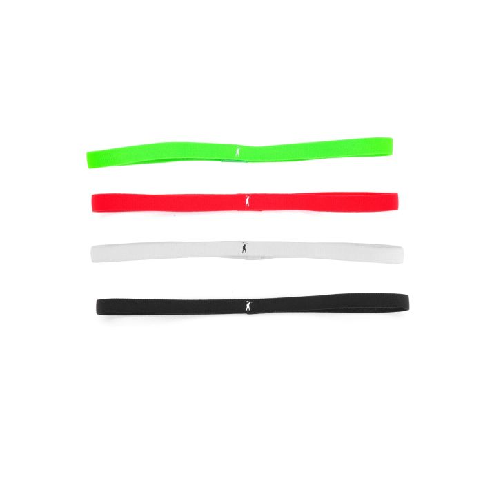 LIBERTY 2-Pack HAIRBANDS schwarz/rot & weiss/grün
