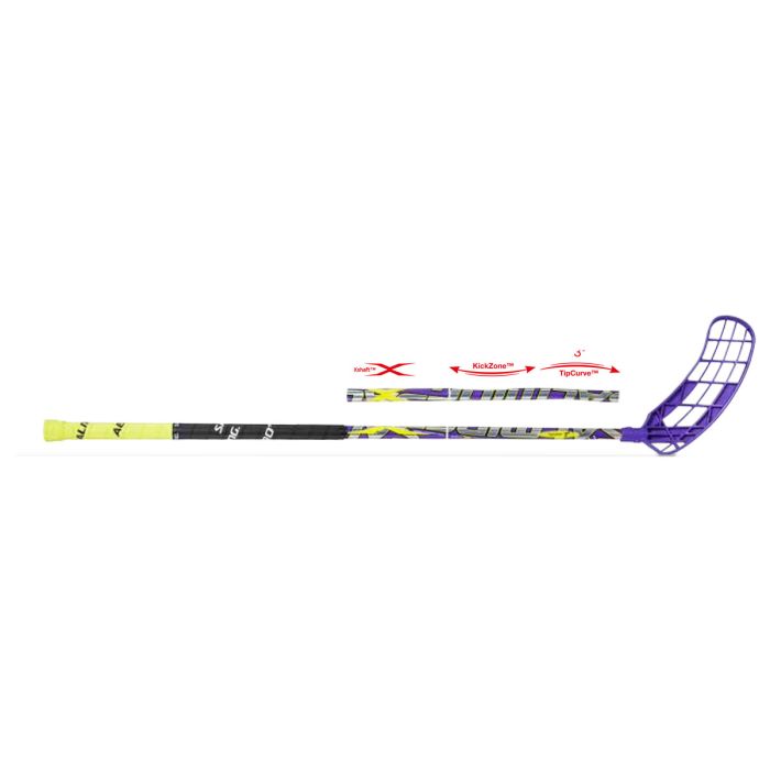 Salming Q1 X-Shaft KickZone TipCurve 3° Junior 30 14/15