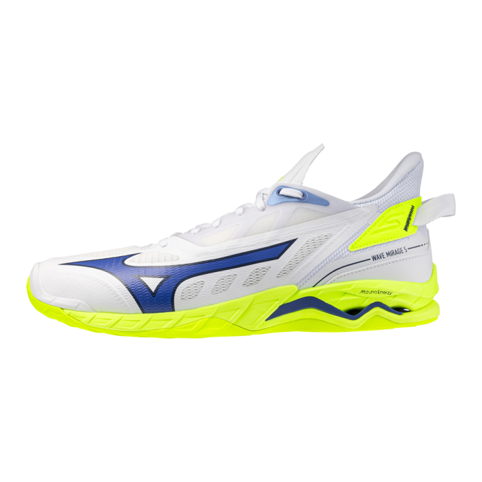 Mizuno WAVE MIRAGE 5 white/lightning yellow/dazzling blue