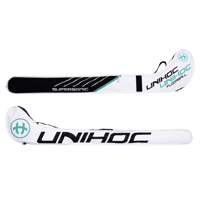 Unihoc Supersonic Stocktasche-weiss/tuerkis-Junior