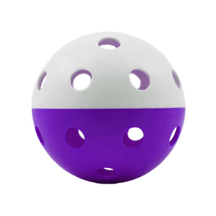 Unihockey Ball violett/weiss