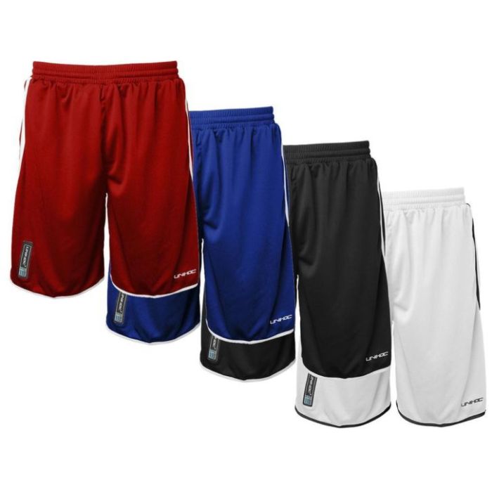 Unihoc Monaco Shorts rot, schwarz, weiss, blau
