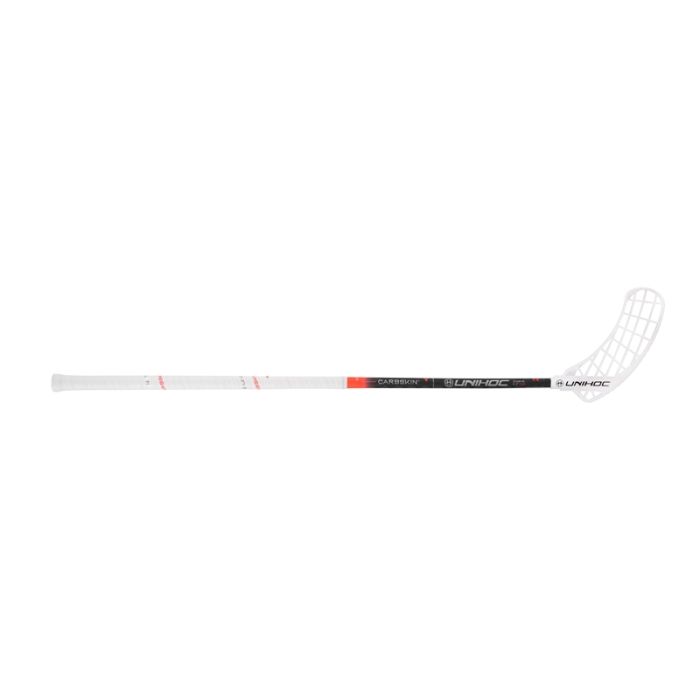 Unihoc SONIC CARBSKIN Curve 2.0° 29 weiss/rot 19/20