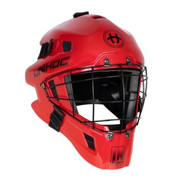Unihoc Goalie Maske Unihoc INFERNO 44 rot (round cage) 