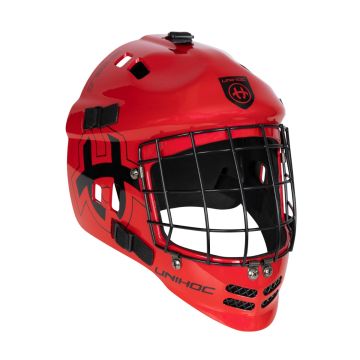 Unihoc Goalie Mask Unihoc SHIELD rot