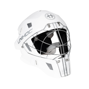 Unihoc Goaliemaske INFERNO 66 weiss/silber