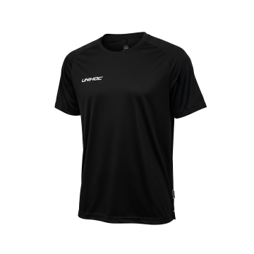 Unihoc - T-shirt LEGACY schwarz/weiss