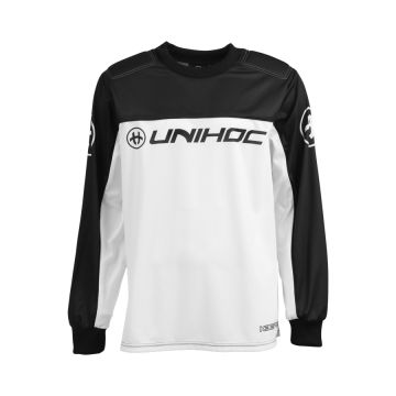 Unihoc KEEPER Goaliepullover-schwarz/weiss-XL