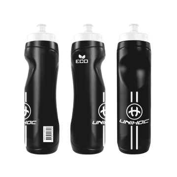 Unihoc Wasserflasche ECO-schwarz-0.9 Liter