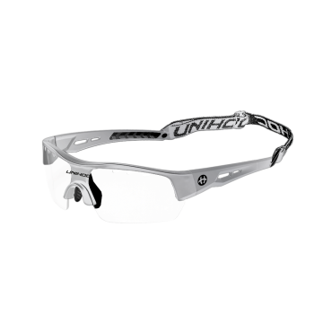 Unihoc Victory Schutzbrille Senior-silber/schwarz