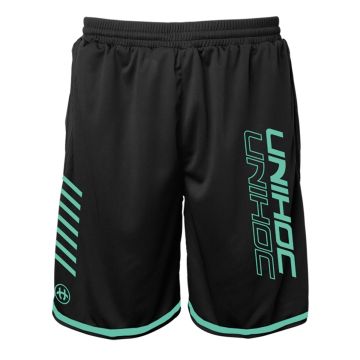 Unihoc Vendetta Shorts schwarz/tuerkis