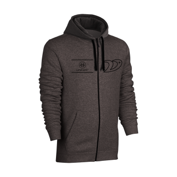 Unihoc Allstar Zip Hoodie-dunkelgrau-160