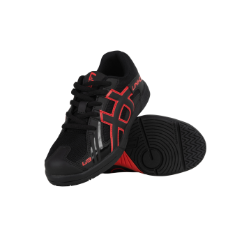 Unihoc U3 Junior unisex-schwarz/rot-34
