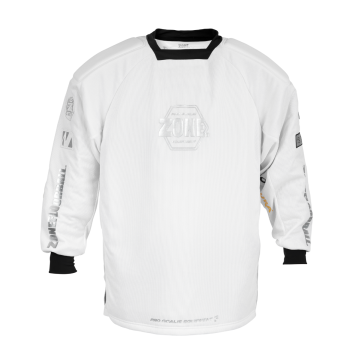 Zone Floorball - Goalie sweater UPGRADE PRO4 SW white/silver
