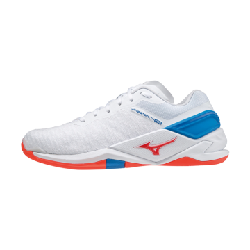 Mizuno Wave Stealth Neo white/blue/red