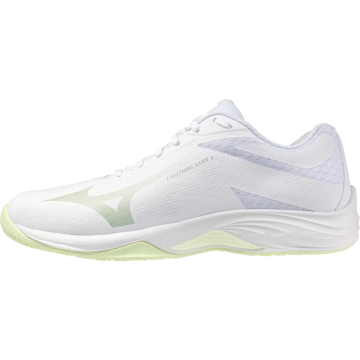 Mizuno LIGHTNING STAR Jr white/aqua gray/ambrosia-