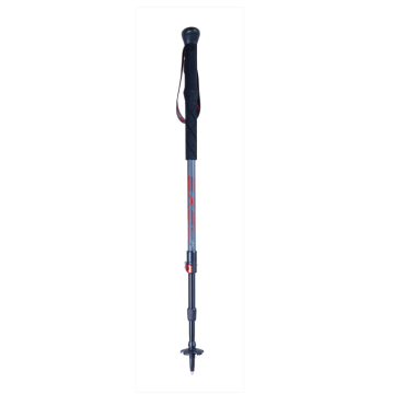 Exel Trekking Poles Apex Vario carbon graphite grey/red