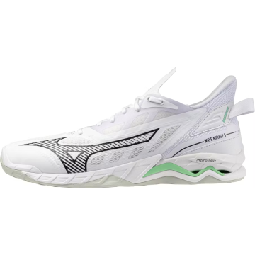 Mizuno WAVE MIRAGE 5 whtie/black/frozen emerald