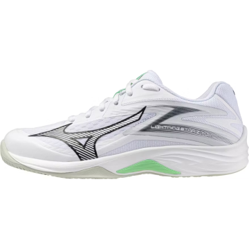 Mizuno LIGHTNING STAR Z7 Jr Indoor white/black/frozen emerald