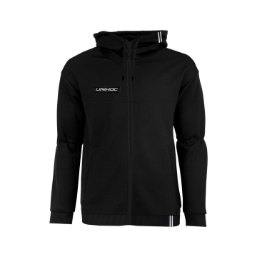 Unihoc Hood Zip Legacy schwarz-120