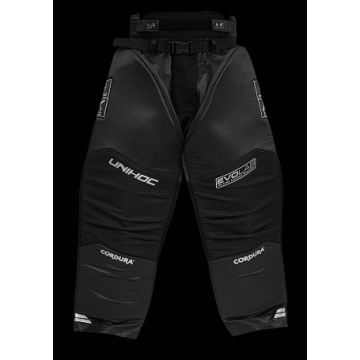 Unihoc Goalie Pants Alpha Evolab Schwarz/Silber