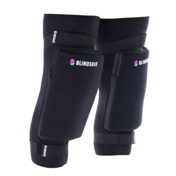 Blindsave Knieschoner-schwarz-Kids-Soft