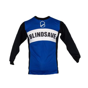 Blindsave Goaliepullover JR ungepolstert-blau schwarz-155