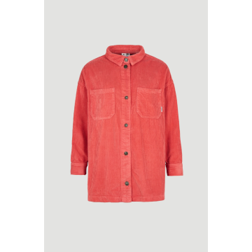 O'Neill Cord Over Shirt red orcher 