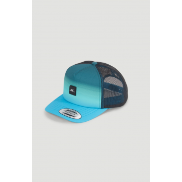 Flood Trucker Cap neon blue simple gra