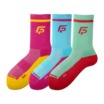 Fat Pipe Edgar Crew Socken Slicks 3-
pack