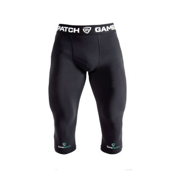 Gamepatch 3/4 Compression Tights-schwarz-Junior