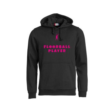 LIBERTY Hoodie Floorball Player Edition-schwarz/pink-XS