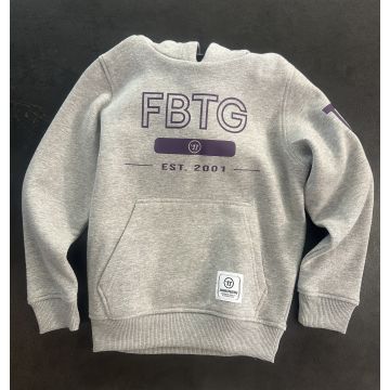 Warrior Hoodie FBTG grau junior-128