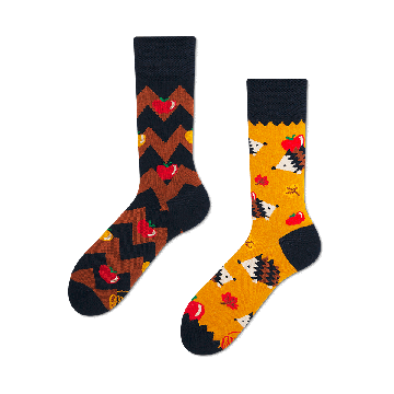 Many Mornings Socken Apple Hedgehog