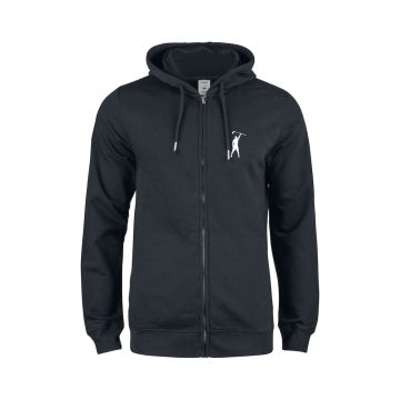 Unihockeycenter Premium Hoodie Zip LIBERTY-schwarz-XS
