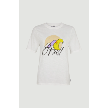 O'Neill luano graphic t-shirt snow white