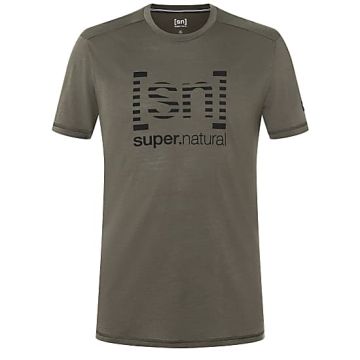 super.natural M Grid Logo Tee